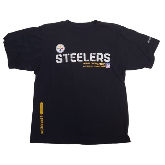 Reebok Other - REEBOK‎ Pittsburgh Steelers black short sleeve crew neck tee shirt S